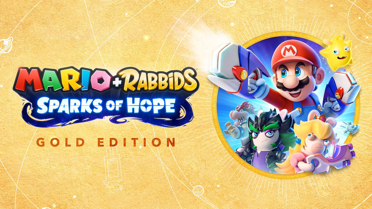 Nintendeal's tweet image. Mario + Rabbids Sparks of Hope Gold Edition (Switch) digital release is 90% off on US eShop: bit.ly/44HwF4H $8.99 lowest price ever

Includes
Mario + Rabbids Sparks of HOpe
Tower of Doooom DLC
Last Spark Hunter DLC
Rayman in the Phantom Show DLC