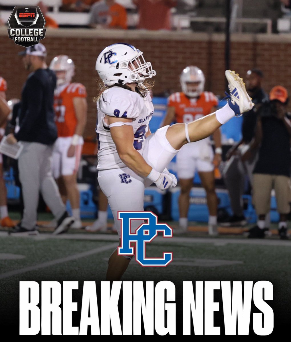 CollegeFBPortal's tweet image. Presbyterian EDGE Dalton Epps plans to enter the transfer portal @DaltonMEpps 🚨
