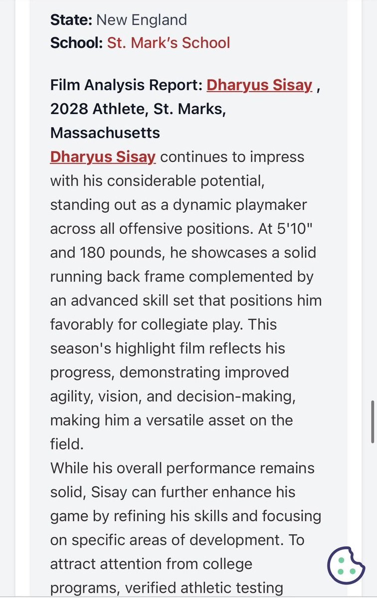 DHARYUS SISAY- 2028 tweet media