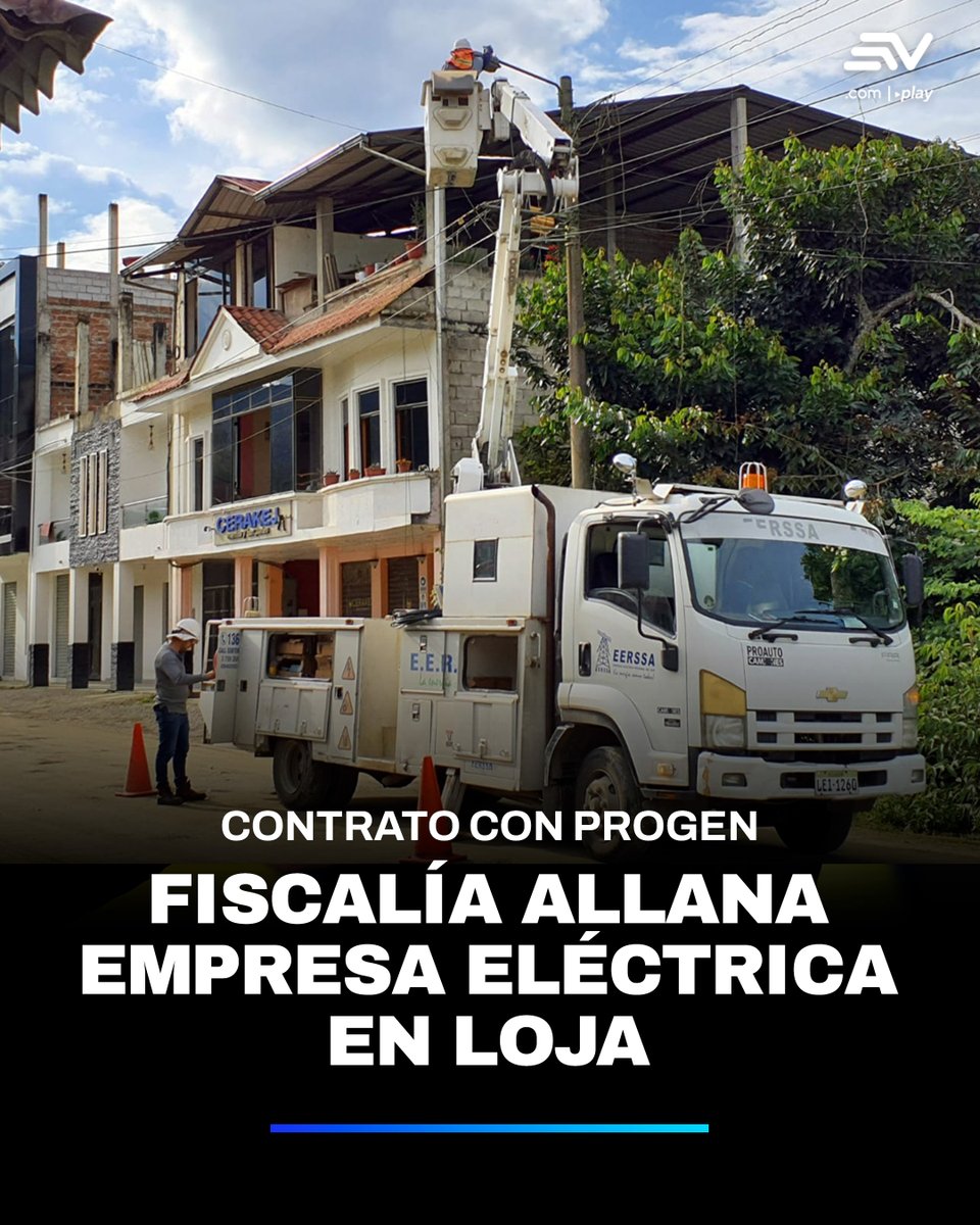 📢 La Fiscalía realizó este 26 de diciembre un allanamiento en las dependencias de la Empresa Eléctrica Regional del Sur S.A., en #Loja, en el marco de una investigación por un contrato fallido entre Progen y el Consorcio Térmica Catamayo. 👉 bit.ly/4pgWZd7