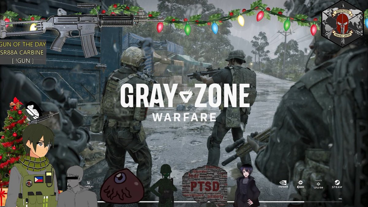 FPS_Louie's tweet photo. Thanks everyone for stacking up with me and the boys for this post-christmas bad guy hunt on GROUND BRANCH and Gray Zone Warfare!

🪖Fireteam🪖
@kiyori_sarai | @danjou_san | @EvanDJ13 | @shintoki_vt |

🔶VOD🔶
https://t.co/iDClH7cLut

#TacticalVtuber #Vtuber #GZW #groundbranch https://t.co/JHyMwdj17K