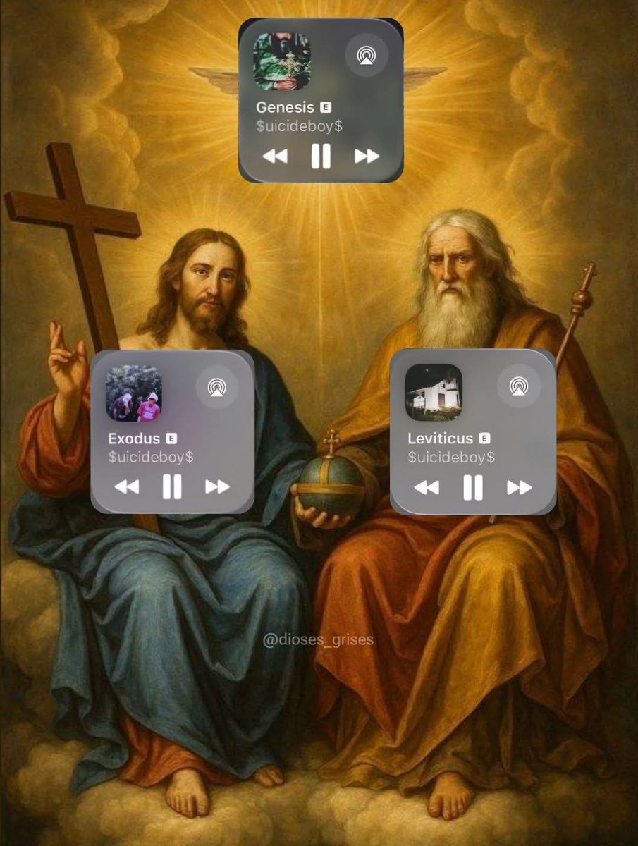 OKAY BUT SERIOUSLY THOUGH
THESE SONGS ARE MY HOLY TRINITY OF FAVORITE $B SONGS THAT OPENED MY HEART TO JESUS CHRIST 🩶😤🙏