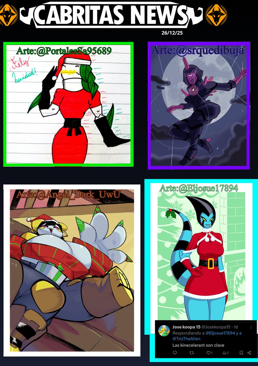 apps_comprar's tweet image. Feliz navidad atrasada bipes en este periódico estuve probando formas nuevas de editar por si lo ven diferente 
#Chaquetrix #ReviveBen10  #Ben10 #Ben10classic #Ben10Omniverse #Carnitrix #CabritaNews
