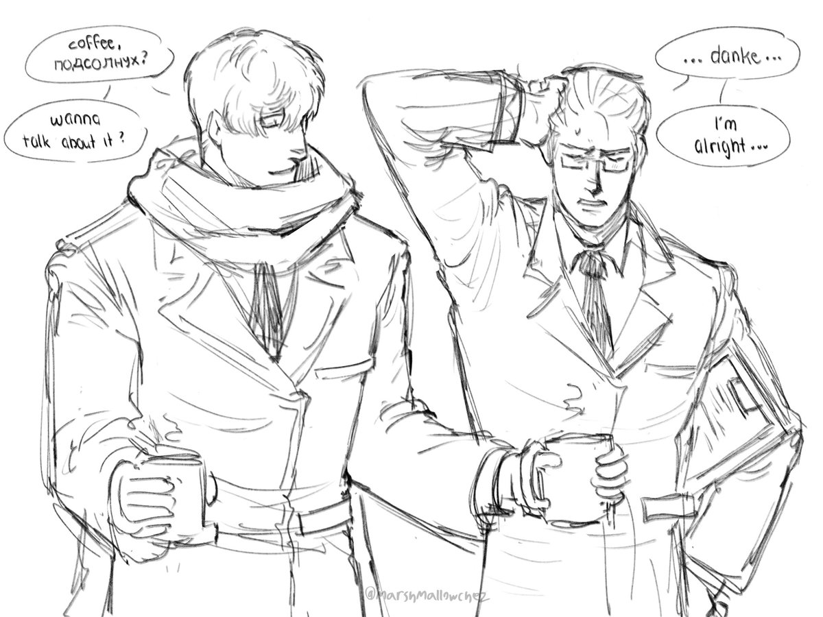 marshmallowchez's tweet image. office romance

#hetalia #rusger