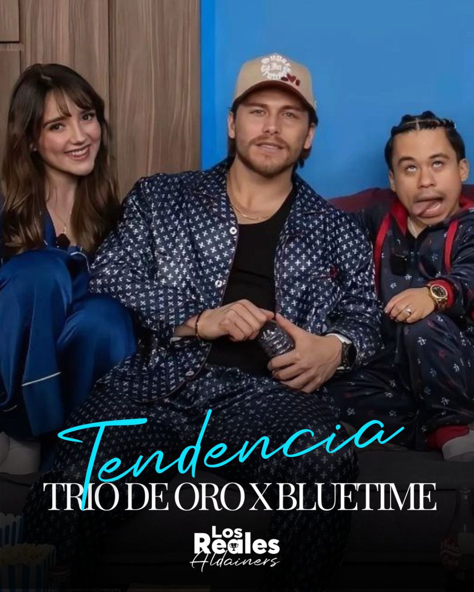 Tenemos TENDENCIA para nuestro
"Trio de Oro" 🤗

Menciona
10 Colores
10 Nombres
Abecedario
10 Canciones
10 Países

Comenta da LyR

TRÍO DE ORO X BLUETIME