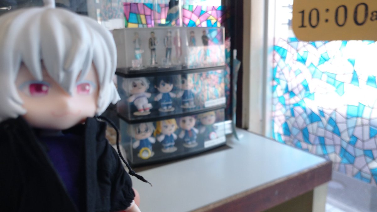 双「ここは岩沼名物・串たこで有名なつるやさんだよ」
ま「食べたい食べたい！」
#今日の双葉君と美里君
#ましろ君も一緒
#ねんどろいどどーる