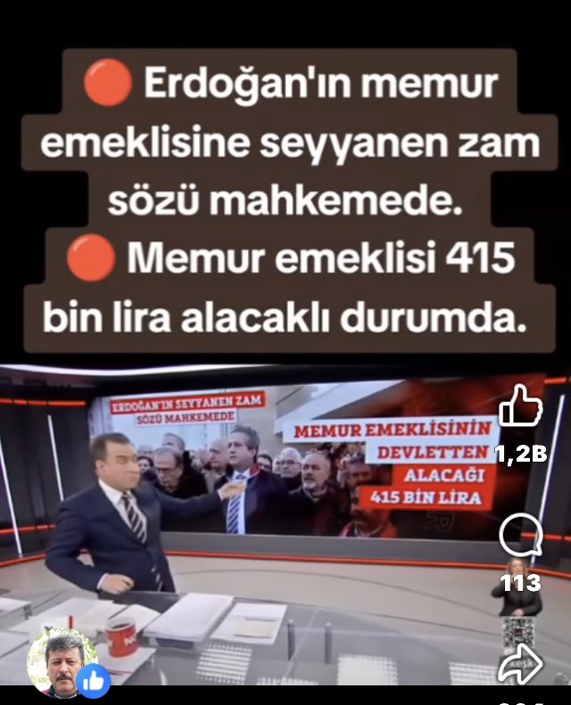 Ne altın var nede #gümüş emekli ölmüş ağlıyanı  yok. Boş laflara karnımız tok. Pastadan emekliye pay yok. Kök maaşı gözüne sok.
31 aydır hakkını yediğiniz #EmekliMemur'un hali dahada bok.
Her ay 18652 tl eksik maaş alıyoruz.
#MemurEmeklisineAdalet 
💥Ek madde iptal edilsin💥