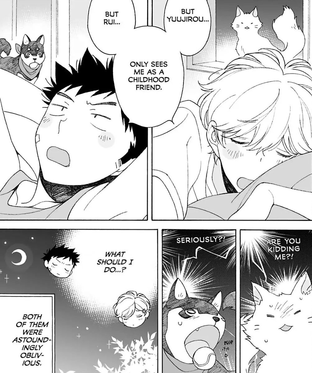 yaoibaiter's tweet image. even their pets are done with their shit