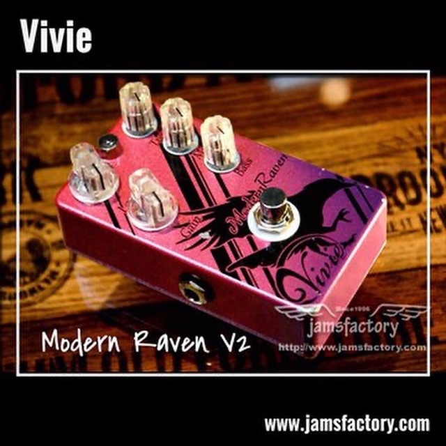 🎸USED LINE UP✨ ✳Vivie Modern Raven V2 3バンドのEQを搭載しており
