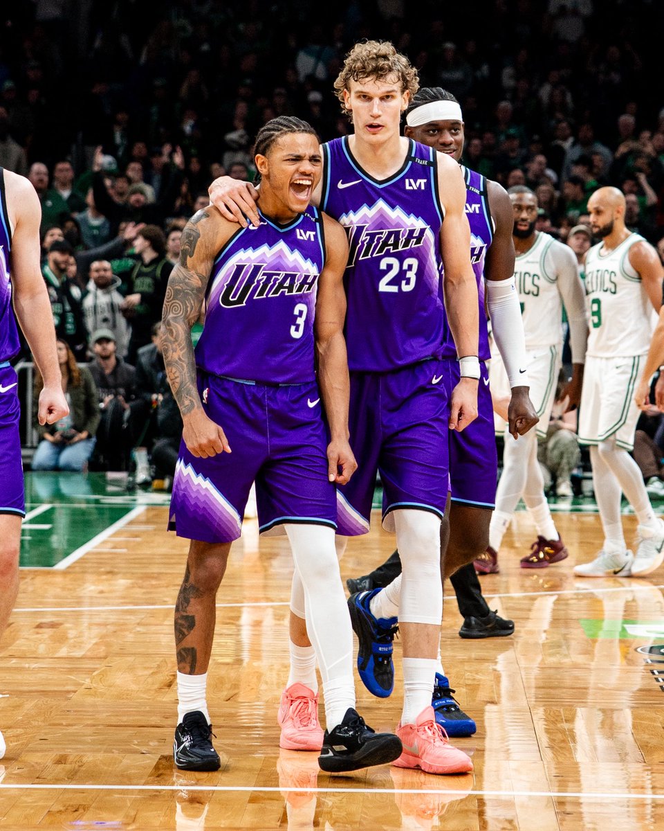 utahjazz's tweet image. Lauri (27.8) and Key (23.9) are averaging 51.7 points per game this season. That would be the highest combined PPG by a qualifying teammate duo in franchise history 🤞

#TakeNote