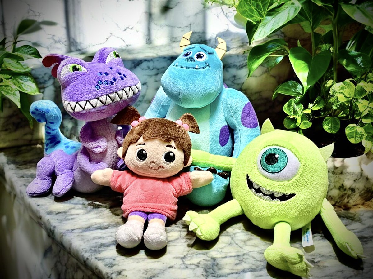 爽やかな休日☀️✨ #ディズニー #モンスターズインク #ぬいぐるみ