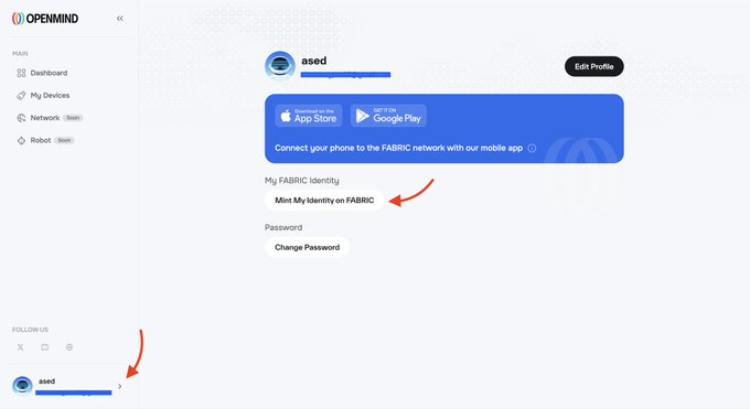 Update <a href="/openmind_agi/">OpenMind</a> : Mint NFT

Cost: $0
Raised: $20M
Anh em vẫn có thể tạo account và mint Personal NFT trên OpenMind nhé.

Cách làm:
Vào fabric.openmind.org
Tạo account
Vào profile
Mint NFT ($0)Xong, đơn giản vậy thôi.