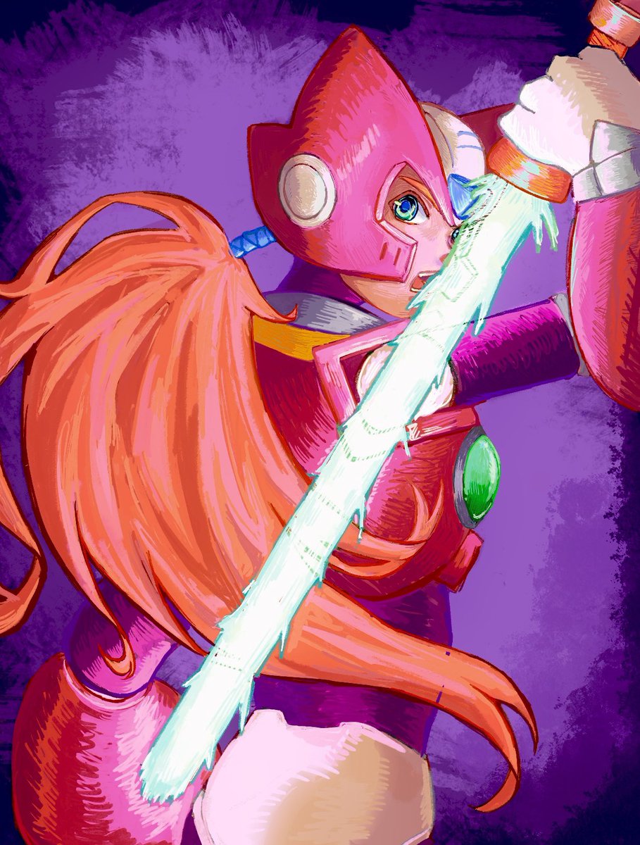 iluvoldmanyaoi's tweet photo. What if this fujoshi chooses not blend her brushstrokes anymore #art #Megaman #ロックマンX #ロックマン https://t.co/PoDy0I2u51