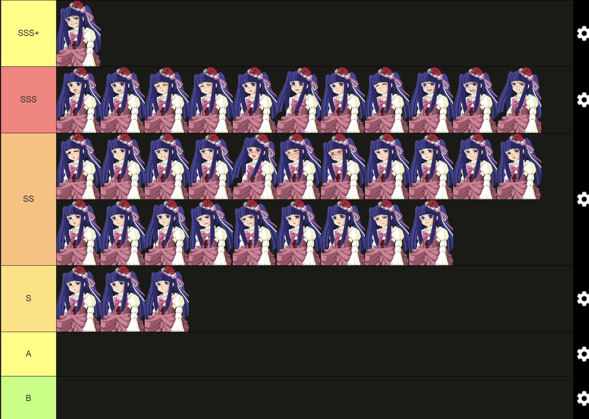 palpelpil2's tweet image. erika furudo original sprites default tier list