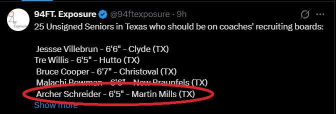 GamegetterTim's tweet image. Recognition from coaches and others for senior Archer Schneider @sch_Archer continues to grow. A result of hard work and consistency.

Next Up👉 Kountze,TX 
📅 12/29/25 | ⏰ 12:30 PM
🎥 @NETsn_Live 
@KeyPlayerNation #TXHSBB #HoopRecruiting #Classof2026 @KevinMoses38 @Tabchoops