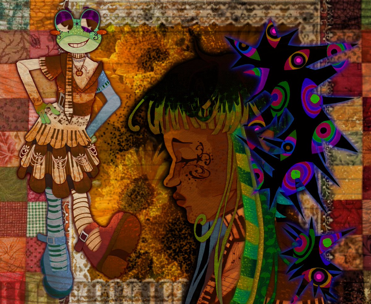 Who says abstracted frogs can’t be whimsical! #ribbit #ribbitTADC #TADC #TheAmazingDigitalCircus #tadcfanart