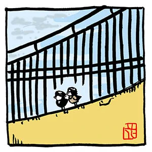 岡村靖幸さん、斉藤和義さんに使ってもらいたいステッカー。蛇。馬。 #岡村靖幸 #斉藤和義 #岡村和義 ファンアート #小鳥のピヨユキちゃん ガスコイン・ステッカー第3弾「干支と猫」 #ガスコイン・ステッカー