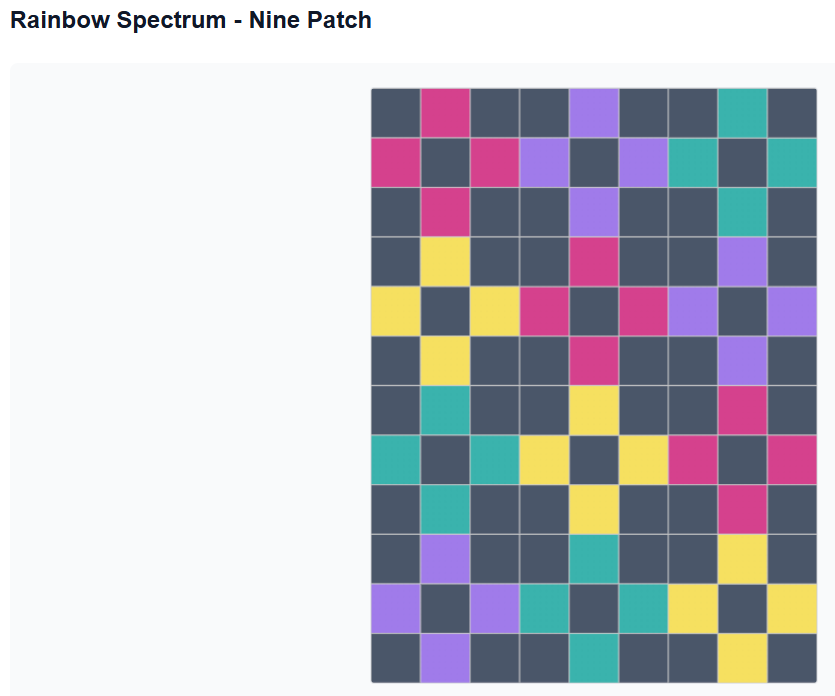 quiltplannerpro's tweet photo. 🌈 Rainbow Spectrum — Nine Patch
Sometimes the magic isn’t the pattern, it’s the color conversation.
This is why I’m building https://t.co/zE9wWxx84q: to see the quilt before you cut.
#quilting #quiltdesign #makers https://t.co/438D35QnL8
