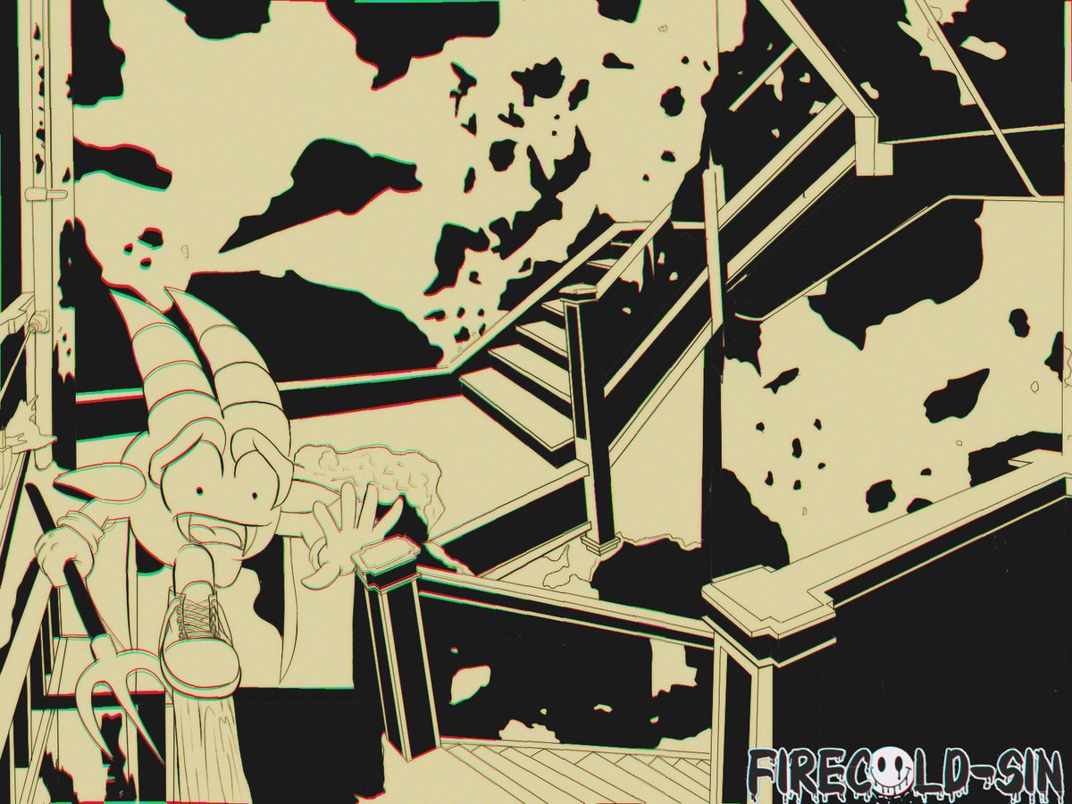 Firecold_sin's tweet image. casi 3 dias para bocetear y delinear estos paneles de mi comic