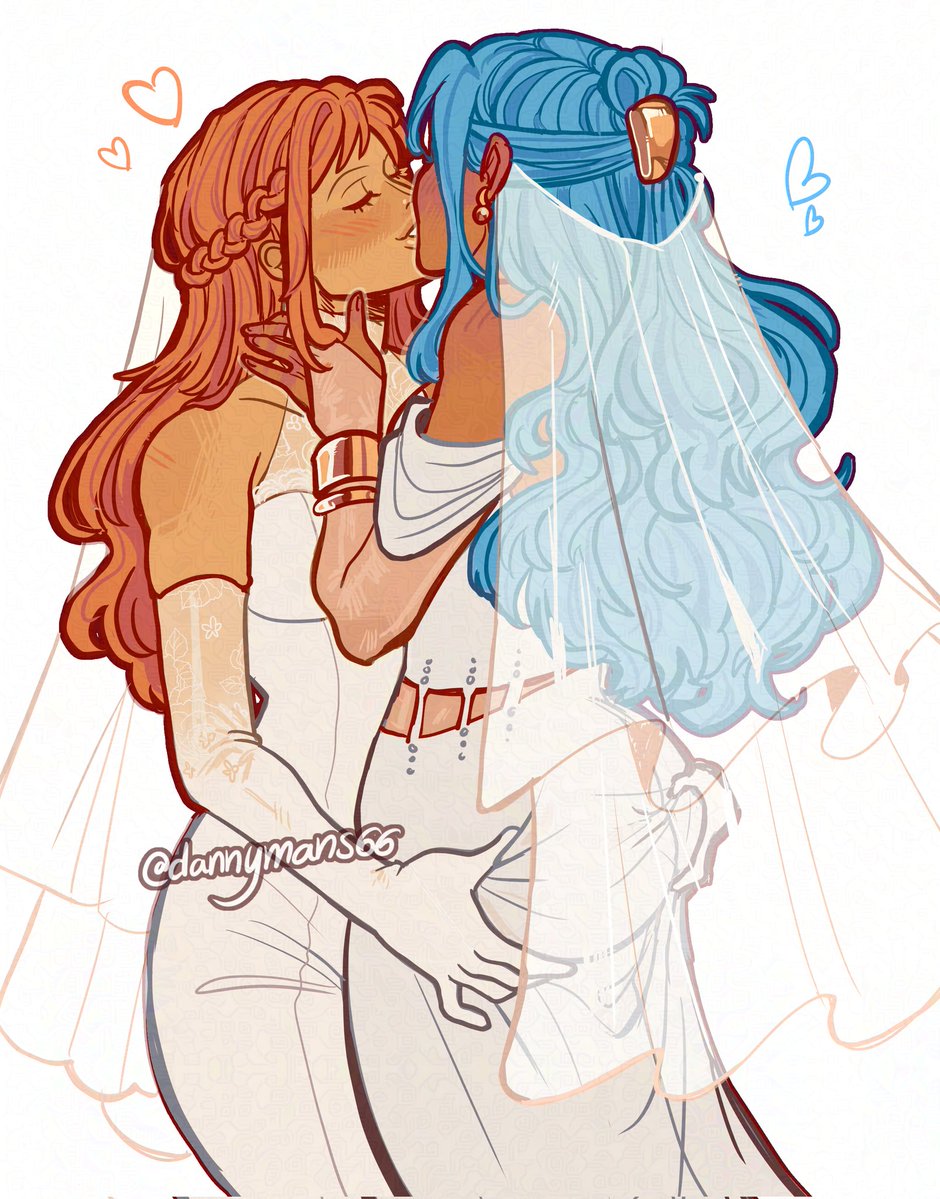 Dannymans66's tweet image. This is NamiVivi to me #ONEPIECE