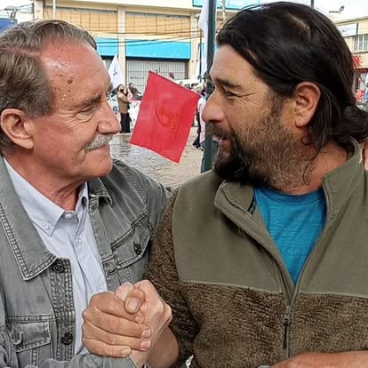 Partió un compañero grande: falleció Milko Caracciolo, dirigente y luchador popular, concejal  en San Antonio. Con Milko nos unía la lucha por una Patria nueva y popular. Un abrazo grande y fraterno a su familia y compañeros.