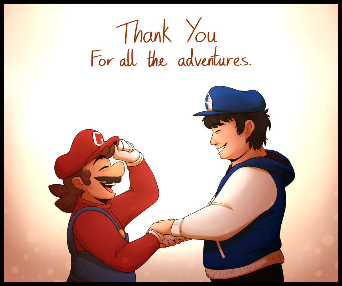 ItzaMeMango's tweet image. I have no word to express how I feel about the end of SMG4, the fact I'm here commemorating it is so upsetting to me, but I still wanted to show my appreciation.

Thank you SMG4 for all the amazing memories over the years, I wish you and the team all the best.💛
#smg4 #smg4fanart