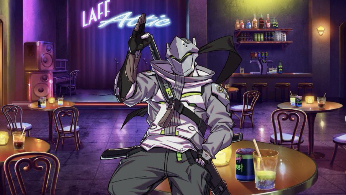 ⠀

     the 𝐂𝐘𝐁𝐎𝐑𝐆 𝐍𝐈𝐍𝐉𝐀 has returned. although, he’s.  . currently in a cafe. there isn’t much to be explained aside for his absence. 

⠀