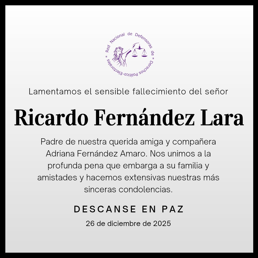 Red de Defensoras de Derechos Político-Electorales tweet media