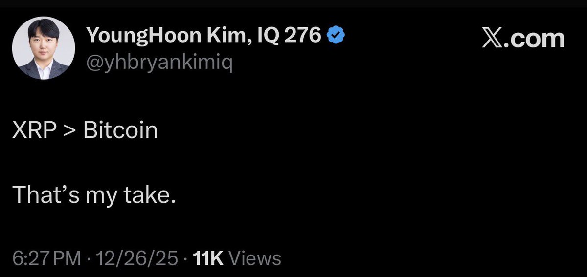 🔔TODAY: World’s Smartest Man Prefers $XRP Over $BTC.