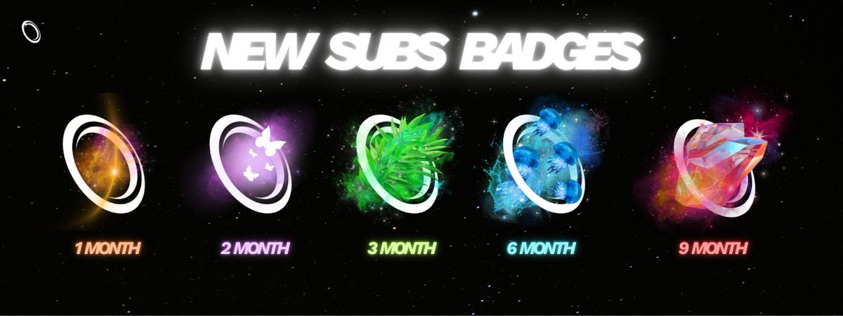 Nouveux badges de subs dispo sur la chaine ! twitch.tv/oski_i (merci à moi même pour la réal)