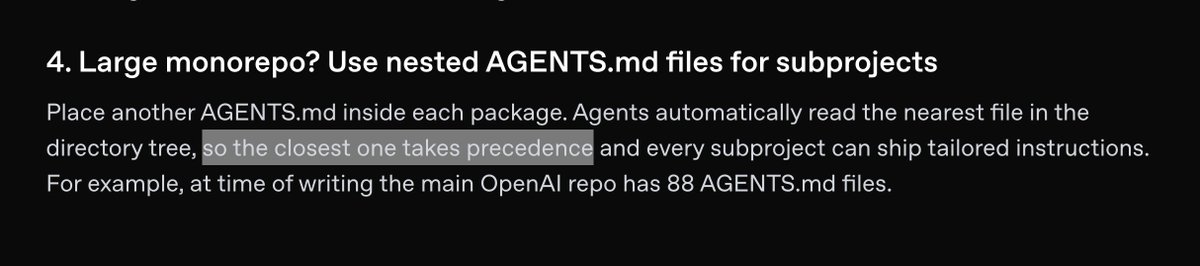 Nested AGENTS.md guidance