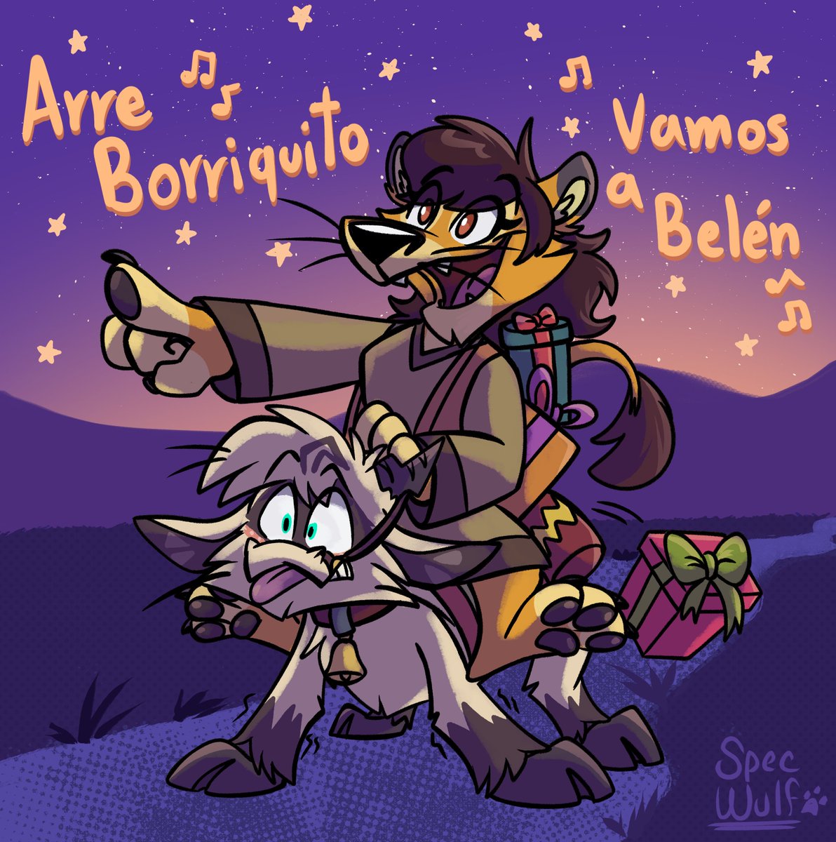 Arre Borriquito, Arre burro arre!!! Vamos mas de prisa que llegamos tarde! 🎵🫏🌟

Awwwww The holiday season is over. 💔 
I hope you had wonderful days filled with joy and peace. 
#Christmas2025