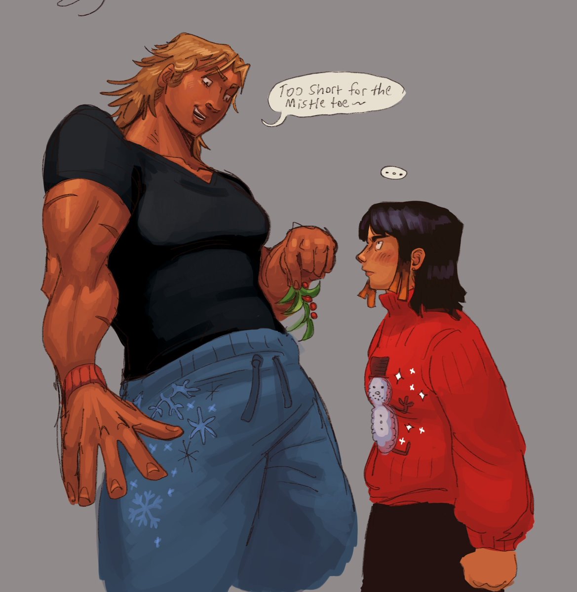 Procrasticus's tweet image. She took it off the doorway to tease her 
#ocart