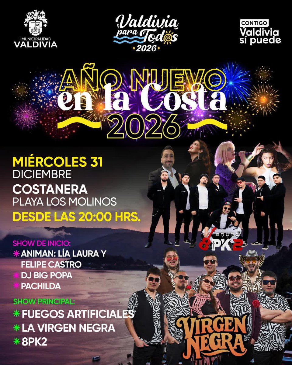 #Valdivia, Panorama para el Último día del Año.

Mas Información Abajo ⬇️:

facebook.com/share/p/1DzU35….