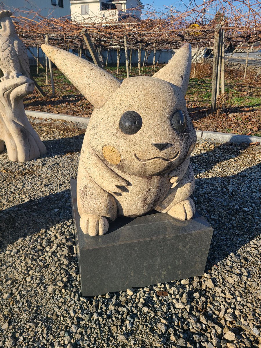 Post by てんち on X: 石像ピカチュウ