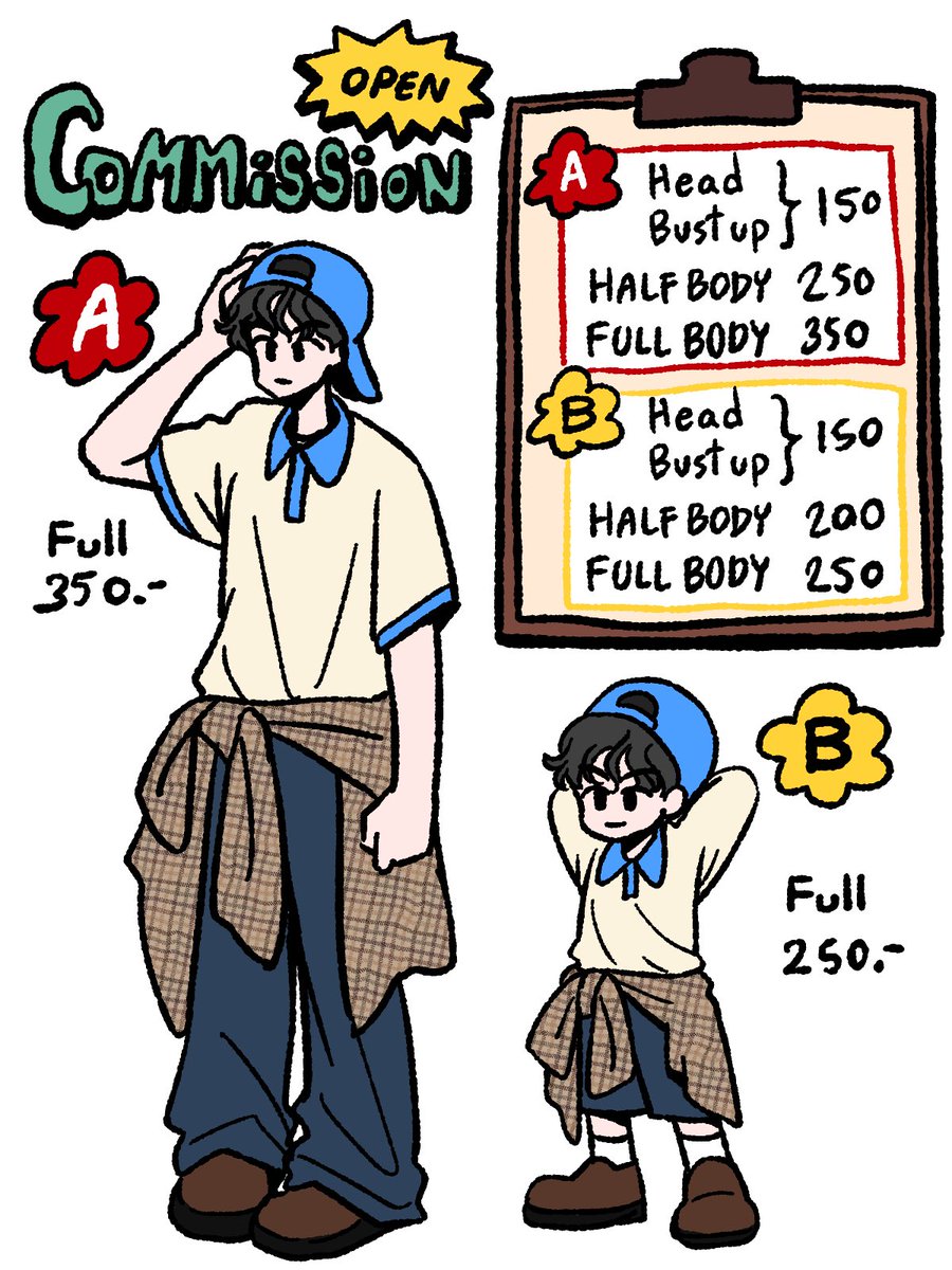 Commission Open✨
ช่วงปีใหม่เหงามาก อยากทำงานค่ะ!

รายละเอียดเพิ่มเติมสอบถามทางDMได้เลยนะคะ
สนใจจองคิวงานกรอกฟอร์มไว้ได้เลยค่า😆
forms.gle/SEAXSw3c2pBrqr…