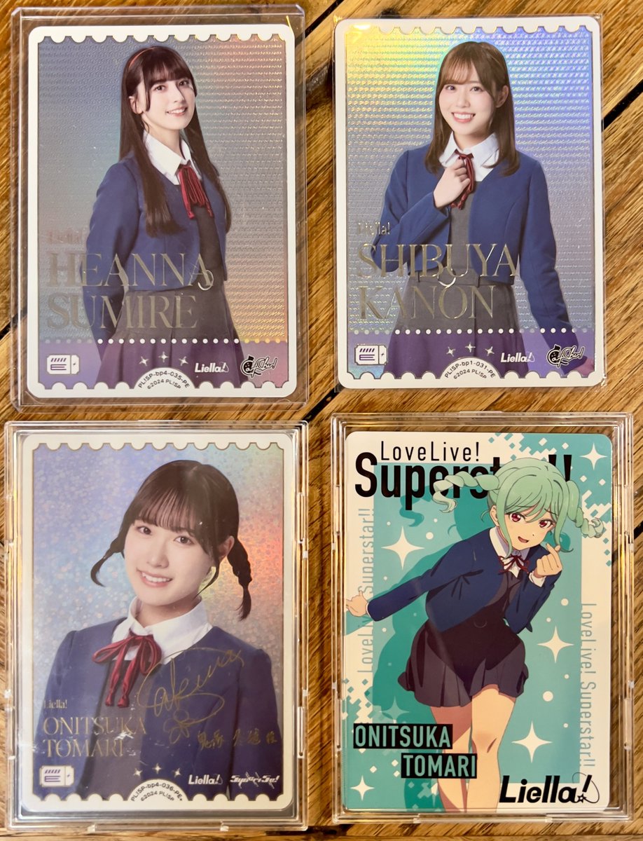 ✓ #リエマガ 鬼塚冬毬編 🪼 ✓ Saku-chan 🌸 photo card signature