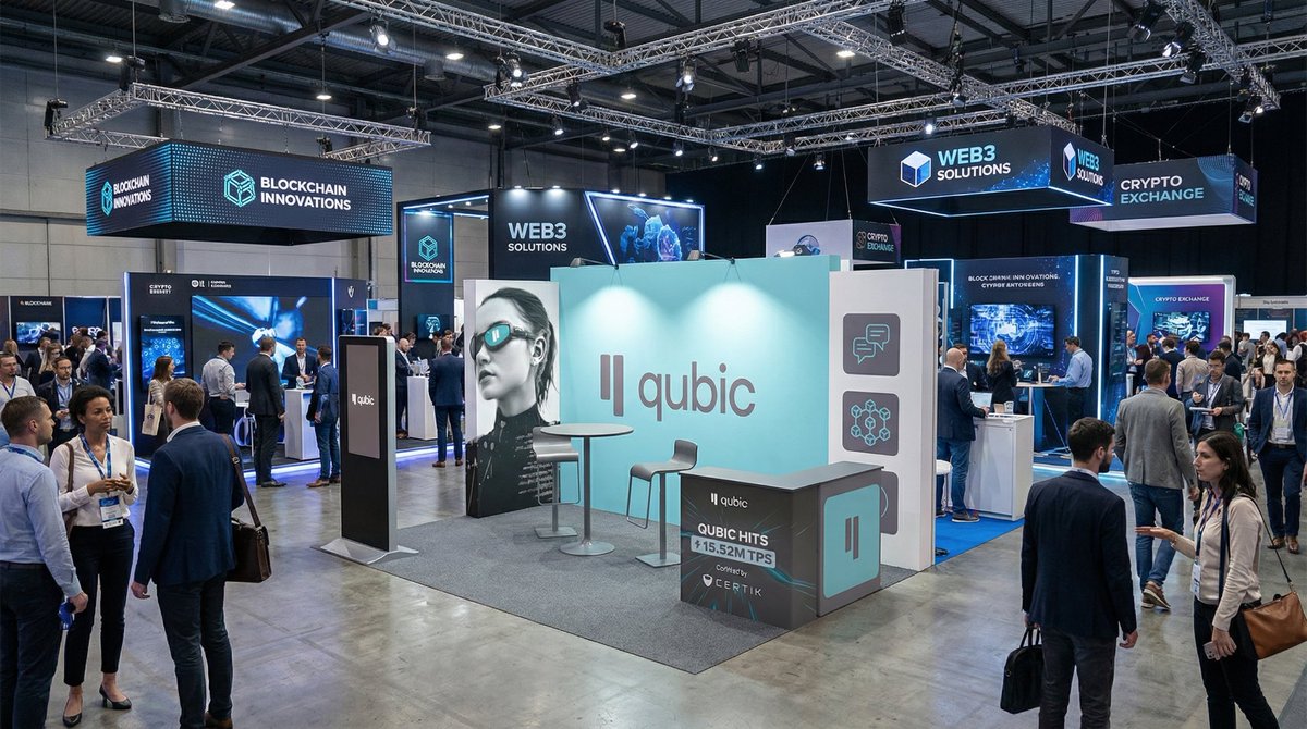 missqubic's tweet photo. $QUBIC at #cryptoxr 🩵 https://t.co/t9RFjnRUUn