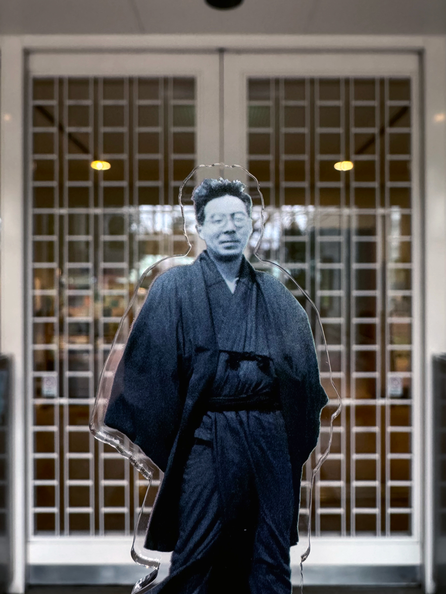 グッズ情報】 「坂口安吾展」にあわせて制作した、坂口安吾アクリル
