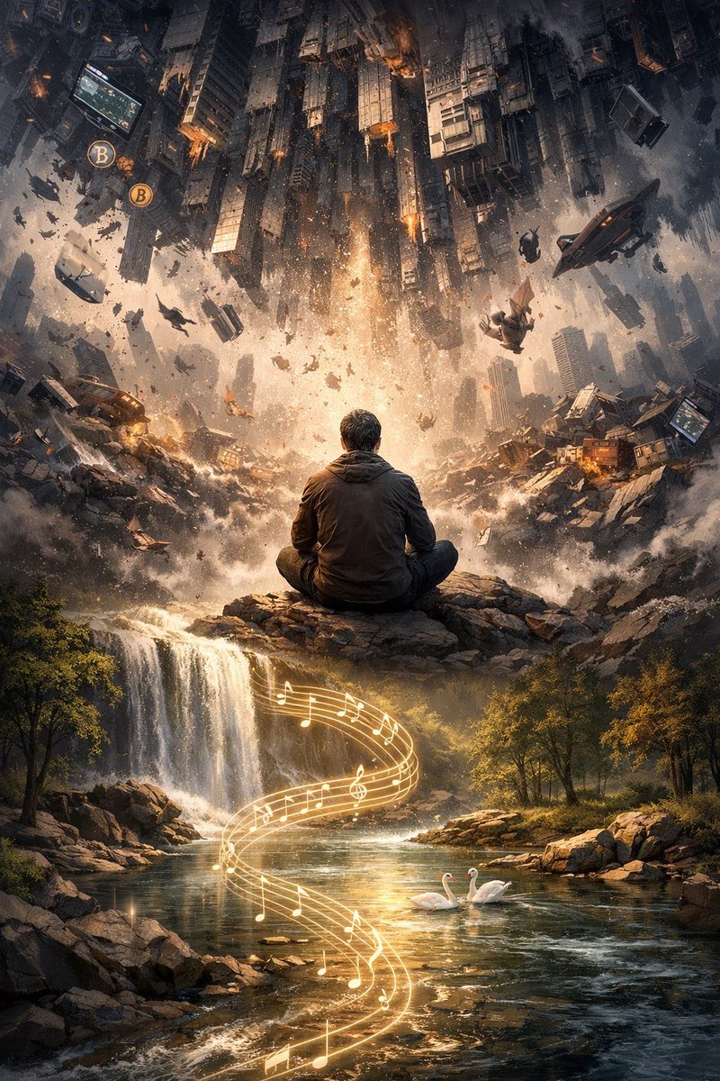 mark一下：
只要屏蔽掉噪音，一旦安静下来，人们就会慢慢意识到，任何试图屏蔽重力的努力，最终都会换来重力的猛烈反击。在这个繁杂的世界里，我们看到的不是未来的希望，而是系统的浮躁。我们根本没兴趣也没能力去参与这场向上的赌博。