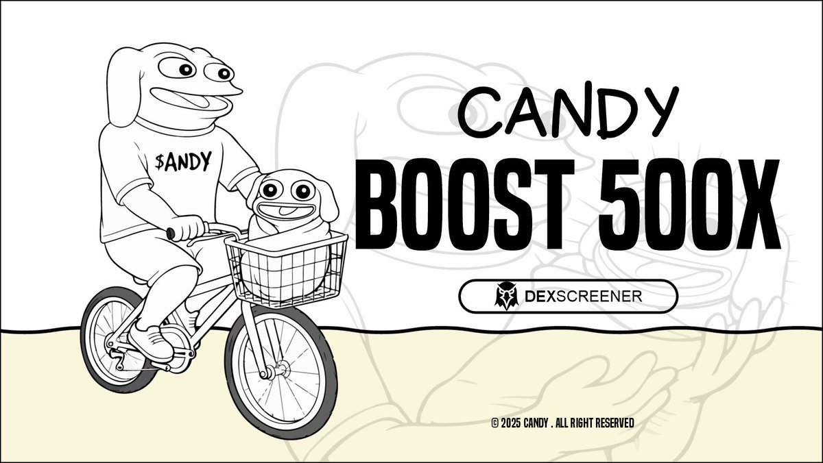 auracandy_net's tweet photo. $CANDY delivers a 500x boost — history in the making!
https://t.co/Ilp8PuH6kn https://t.co/0JgwAhFiyR