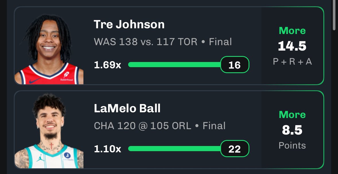 DRPicks34's tweet image. I’M PAYING 2 FOLLOWERS 💰
Who Like + RT  this post 👀

ALL GREEN NIGHT ✅
2/2 posted props✅
$560 ➡️ $3,360 ✅

If you’re tired of watching others eat…
VIP Premium on Whop ….lock in 🔒
whop.com/drpicks34/d-r-…