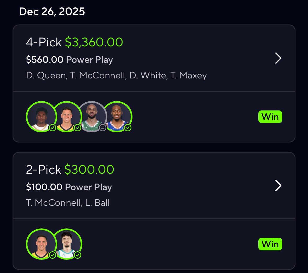 DRPicks34's tweet image. I’M PAYING 2 FOLLOWERS 💰
Who Like + RT  this post 👀

ALL GREEN NIGHT ✅
2/2 posted props✅
$560 ➡️ $3,360 ✅

If you’re tired of watching others eat…
VIP Premium on Whop ….lock in 🔒
whop.com/drpicks34/d-r-…