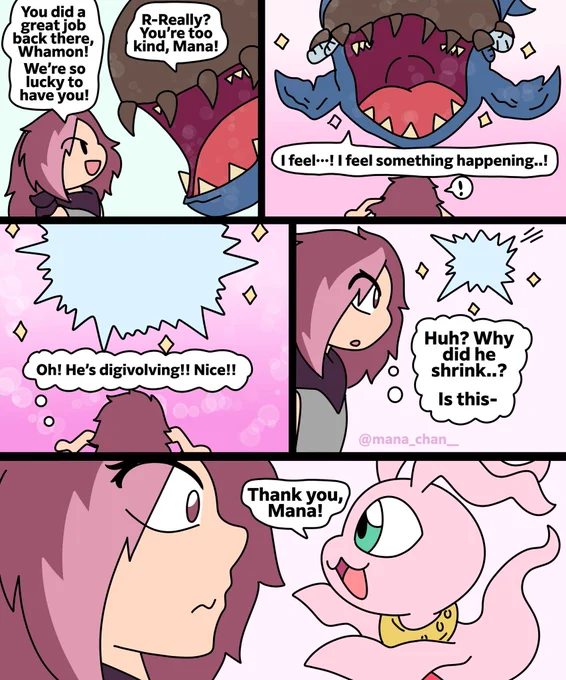 Tamer Mana still loves her A LOT! No worries!
#DigimonStoryTimeStranger 