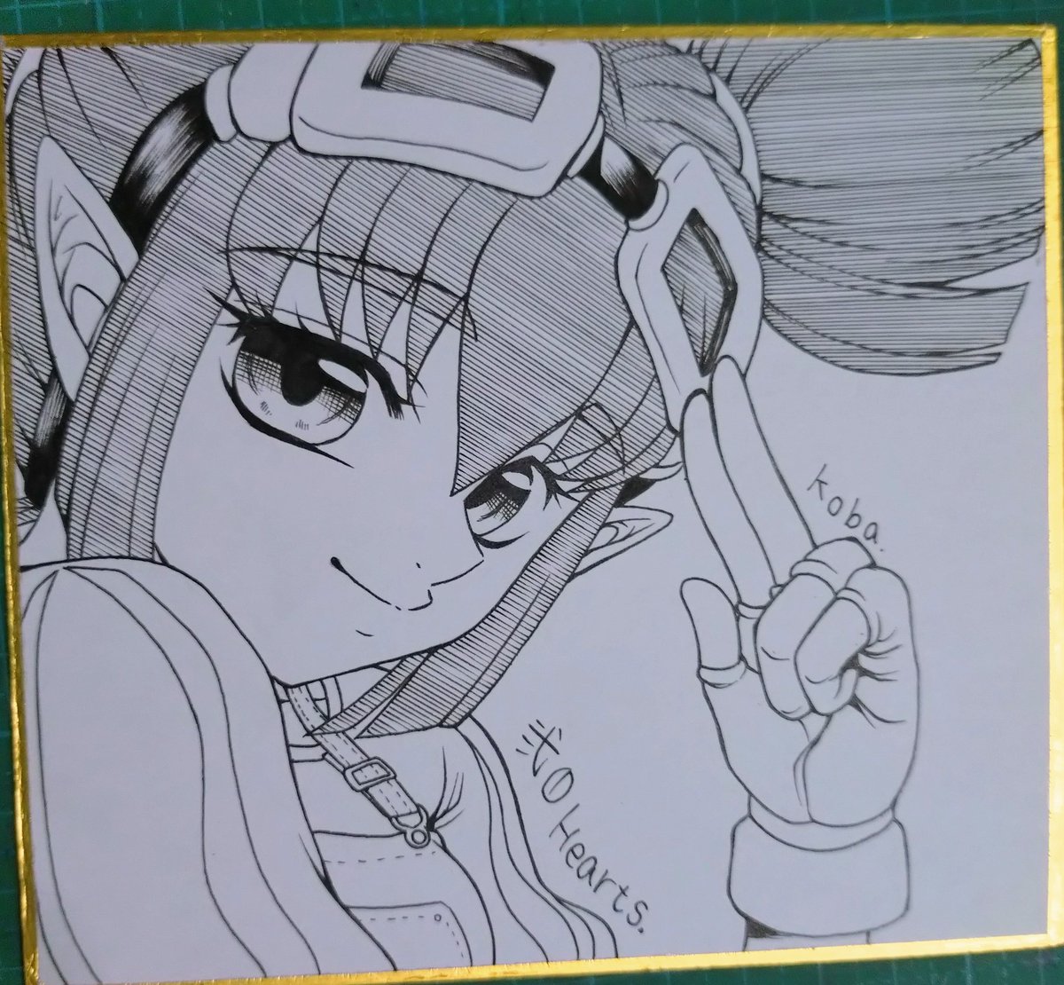 い*あ様 手描きイラスト アナログ ご購入有難うございました！ これから発送します🎁 #手描き #アナログ