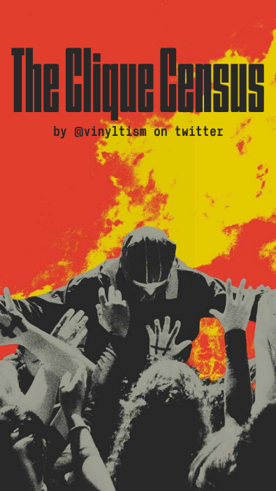 vinyltism's tweet image. introducing the clique census! this is a little form to see what the clique feels and thinks about certain things, so please share this form to let me get a large data set!

forms.gle/g8twYcrjWVPdsJ…