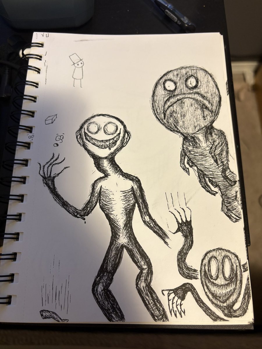 Spaceforbrains_'s tweet photo. @TapeDoodles Just doodles that’ll never finish lol https://t.co/9dikg62CTz