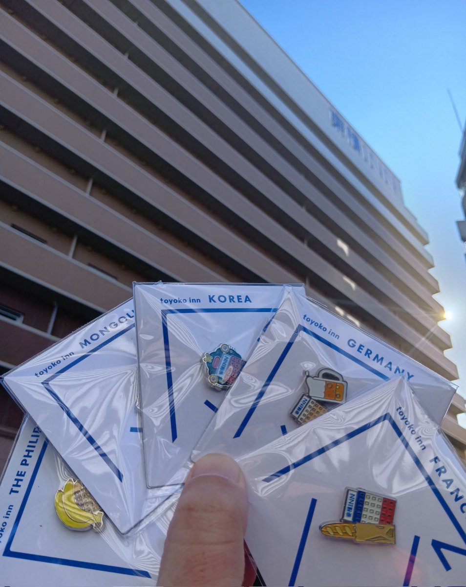 東横インピンバッジ海外版。 再販されたとの情報で買ってきましたが