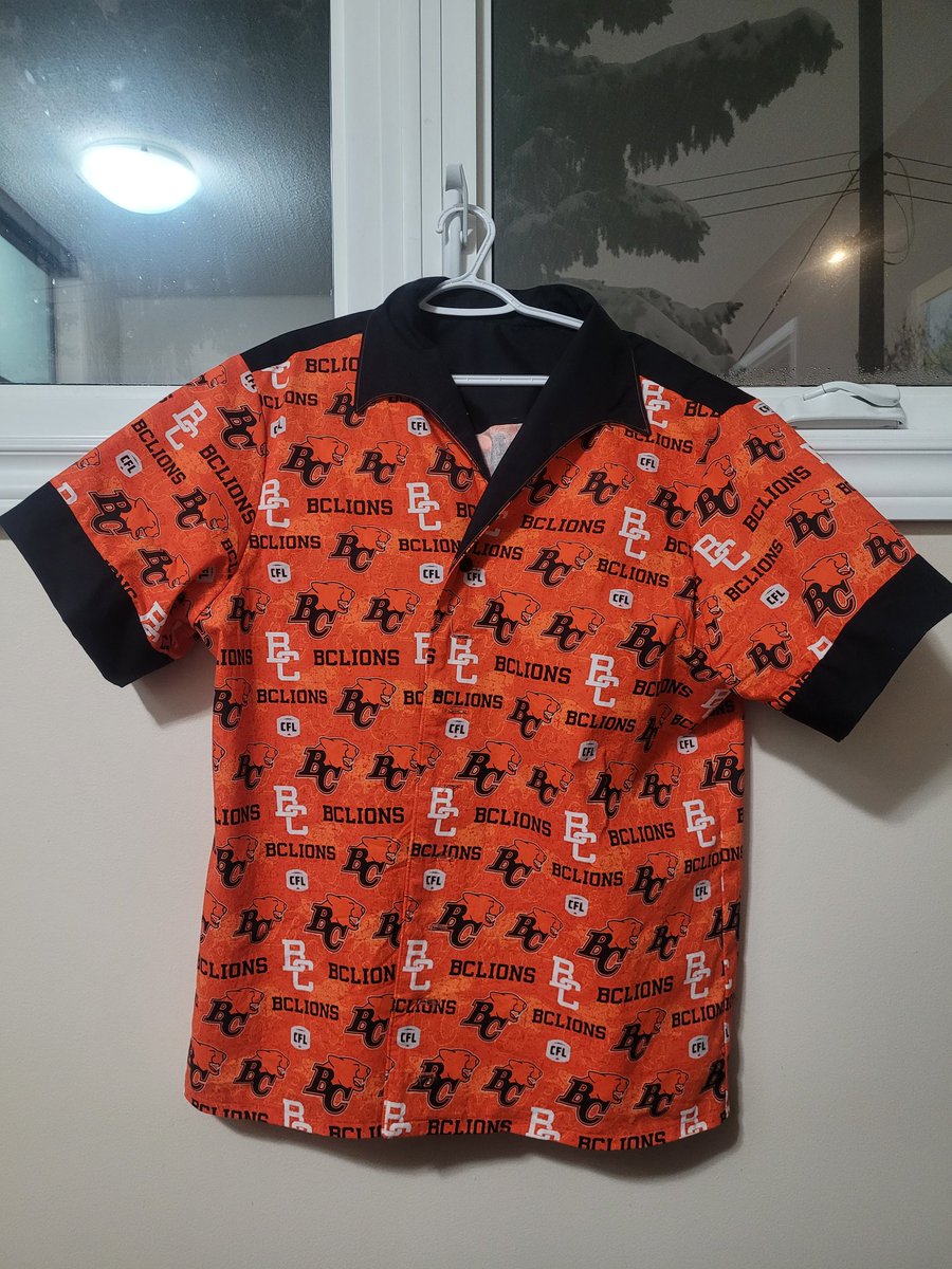Christmas present my daughter sewed together with <a href="/BCLions/">BC LIONS</a> fabric purchased from <a href="/MarshallFabrics/">Marshall Fabrics</a> in Edmonton. 
@Cfl