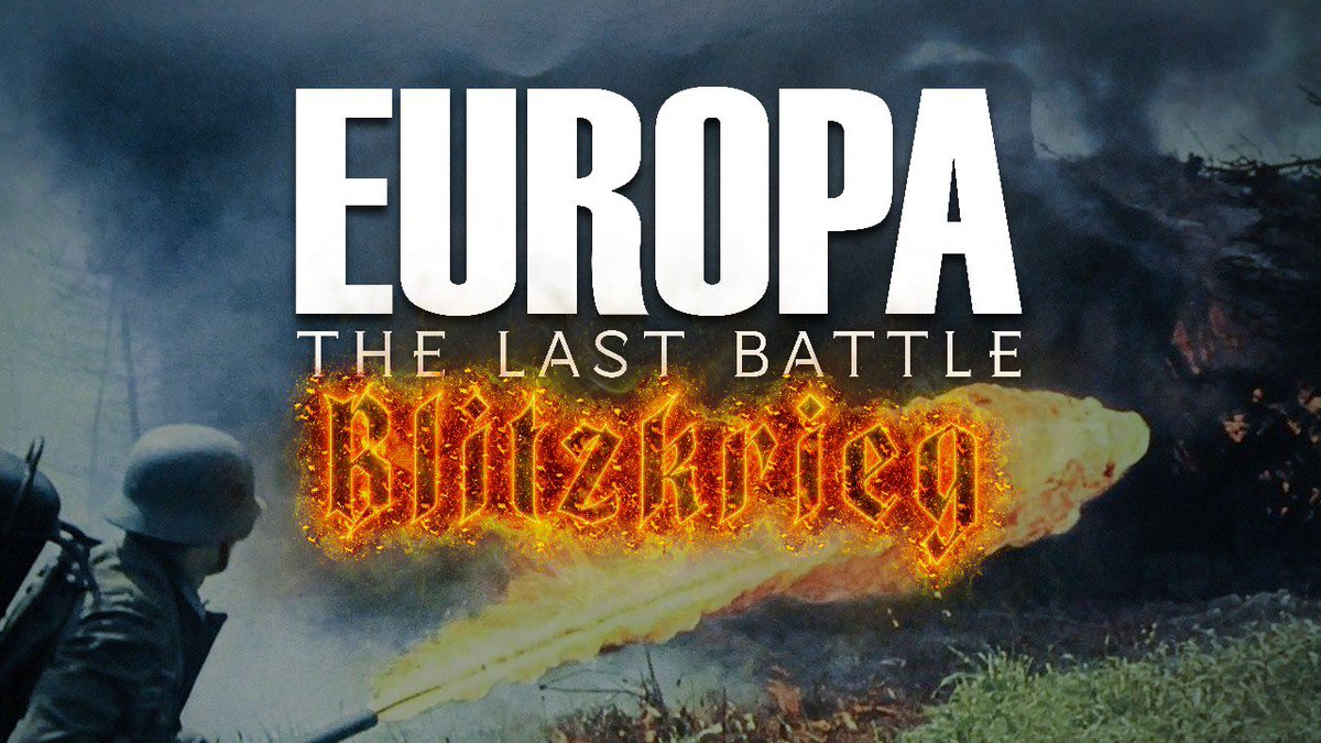 Europa the Last Battle: Blitzkrieg just came out yesterday and it’s already banned everywhere except bitchute and odysee!
I’m watching it now. 
Truth Nuke Media did a great job.
Will link below.